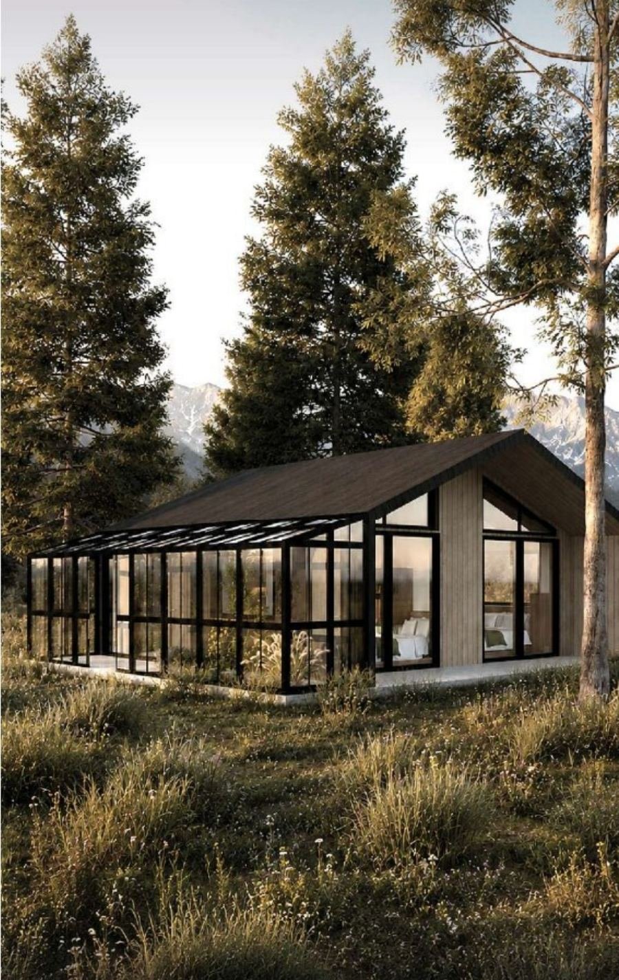 Casa bioclimática 50m² — exterior, Fundo Puerto Octay