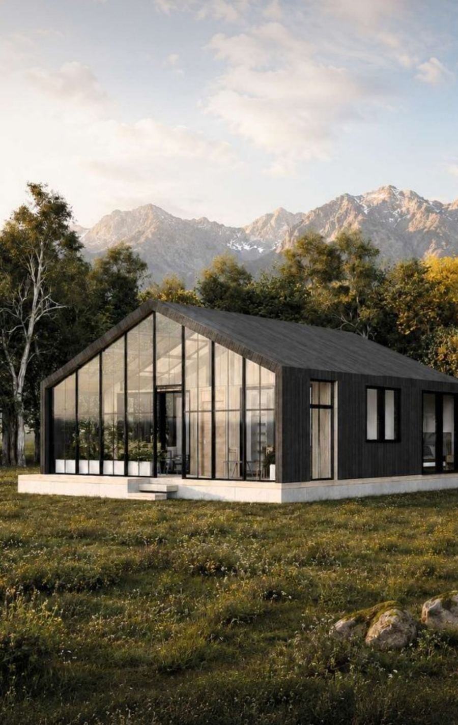 Casa bioclimática 65m² — exterior, Fundo Puerto Octay